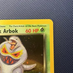 Pokemon Vintage Holo Dark Arbok 2/82 Team Rocket WotC 2000 Swirl - Image 3
