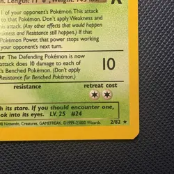 Pokemon Vintage Holo Dark Arbok 2/82 Team Rocket WotC 2000 Swirl - Image 4