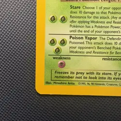 Pokemon Vintage Holo Dark Arbok 2/82 Team Rocket WotC 2000 Swirl - Image 5