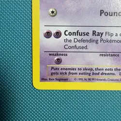 Pokemon Vintage 1st Edition Drowzee 049/102 Base Set (Shadowless) Wotc 1999 - Image 5