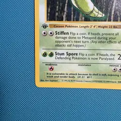 Pokemon Vintage 1st Edition Metapod 054/102 Base Set (Shadowless) Wotc 1999 - Image 5