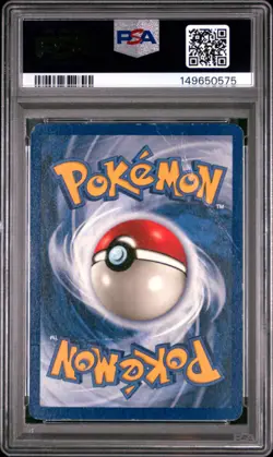 1999 POKEMON FOSSIL 1ST ED #55 SLOWPOKE PSA 1 - Image 2