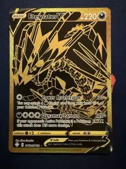 Eternatus V SV121/SV122 - Pokemon Shining Fates Shiny Vault - Secret Rare (NM) - Image 1