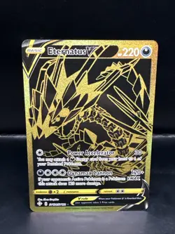 Pokemon TCG Eternatus v SV121/SV122 Shining Fates Gold Ultra Rare - Image 1
