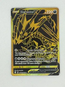 Pokemon TCG Eternatus V SV121/SV122 Shining Fates Gold Secret Rare Holo NM - Image 1