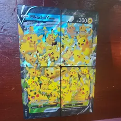 Pikachu V-Union Special Celebrations Ultra Rare Promo 4 Pokemon Cards * New * - Image 1