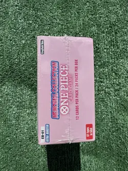 One Piece Tcg Memorial Collection Booster Box EB-01 Brand New Sealed CORNER DING - Image 2