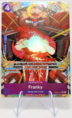 One Piece OP09-072 Franky Alt Art SR - Image 1