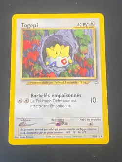 CARTE POKEMON TOGEPI 51/111 FR PEU COMMUNE NEO GENESIS - EXC - Image 1