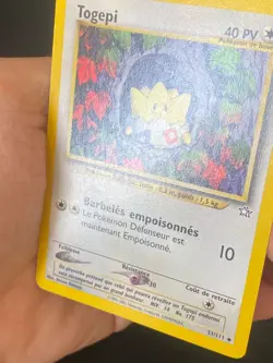 CARTE POKEMON TOGEPI 51/111 FR PEU COMMUNE NEO GENESIS - EXC - Image 3