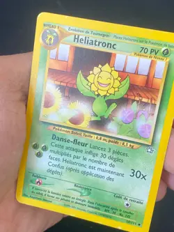 CARTE POKEMON HELIATRONC 50/111 FR PEU COMMUNE NEO GENESIS - TBE/EXC - Image 2