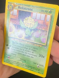 CARTE POKEMON HELIATRONC 50/111 FR PEU COMMUNE NEO GENESIS - TBE/EXC - Image 3
