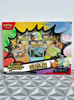 Pokemon Ascended Heroes First Partners Deluxe Pin Collection Box - Sealed - Image 1