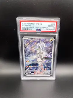 Pokemon N's Reshiram Stamped Promo 167/159 Journey Together English PSA 10 MINT - Image 1