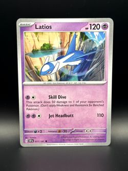 Latios 077/191 Sv08: Surging Sparks Regular - TCG Pokemon - NM - Image 1