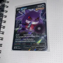 Pokemon Gengar v TCG Swsh08: Fusion Strike Holo Ultra Rare 156/264 - Image 3