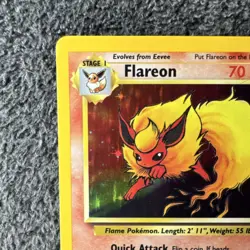 Pokemon TCG Flareon Jungle 3/64 Holo Rare 70 HP 10+ 60 1999 Wizards - Image 4
