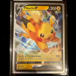 Pikachu V SWSH285 Black Star Promo Pokemon - Image 1