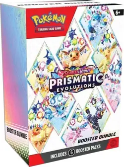 Pokemon TCG Prismatic Evolutions 25 BOX BOOSTER BUNDLE CASE Factory Sealed - Image 1