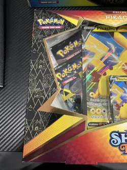 Pokemon TCG Shining Fates Pikachu V Collection Box Brand New Factory Sealed - Image 3
