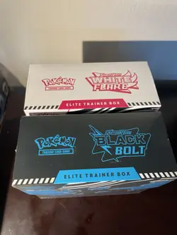 POKEMON BLACK BOLT & WHITE FLARE ELITE TRAINER BOX ETB SET OF 2. - Image 3