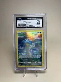CGC 10 Lapras GG05 Crown Zenith Guinness Record Holder Pokemon - Image 1