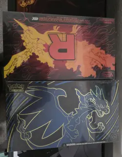 Pokemon UPC Combo- Mega Charizard X Ex & Team Rocket Moltres Ex - Image 1
