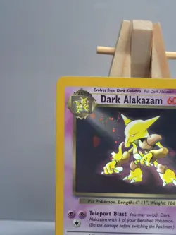 Dark Alakazam 1/82 Pokemon Card TCG Team Rocket Unlimited Holo - Image 3