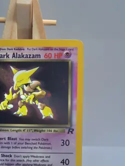 Dark Alakazam 1/82 Pokemon Card TCG Team Rocket Unlimited Holo - Image 4