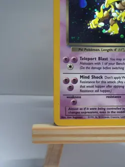 Dark Alakazam 1/82 Pokemon Card TCG Team Rocket Unlimited Holo - Image 5