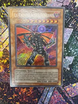 Yugioh The Dark Creator 1st Edition Secret Rare PTDN-EN017 LP FRENCH - Image 1