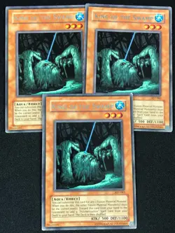 YUGIOH KING OF THE SWAMP AST-082 RARE X3 (LP) - Image 1
