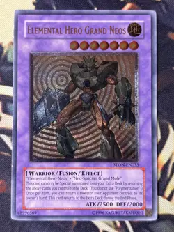 Yugioh: Elemental Hero Grand Neos - STON-EN035 - Ultimate Rare - Unlimited - NM - Image 1