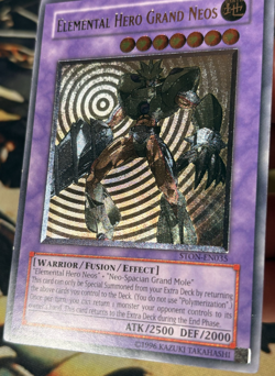 Yugioh: Elemental Hero Grand Neos - STON-EN035 - Ultimate Rare - Unlimited - NM - Image 4