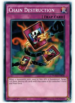 Chain Destruction - YGLD-ENB38 - Common - 1st Edition - Moderately Played - Yugi - Image 1