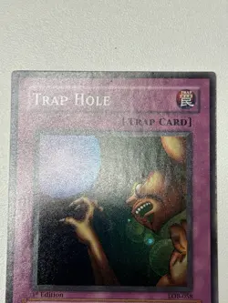 Trap Hole LOB-058 The Legend of Blue Eyes White Dragon 1st Edition Super Rare #3 - Image 2