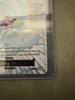 One Piece TCG Lightning Dragon Alt Art OP15-077 - Image 4