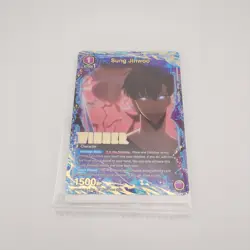 Union Arena Solo Leveling Sung Jinwoo Winner Foil Alt Art UEPR/SLG-1-019 Sealed - Image 2