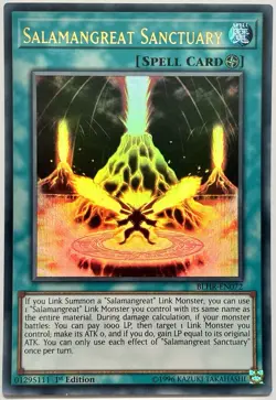 BLHR-EN072 Salamangreat Sanctuary - Ultra Rare 1st Edition Near Mint YuGiOh Card - Image 1