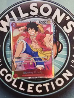 PRB01 OP01-024 Monkey.D.Luffy Super Rare English One Piece TCG Card - Image 1