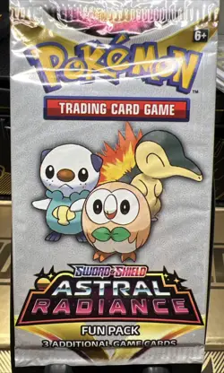 Pokemon Card - Astral Radiance - Fun Pack - 3 Cards - Factory Sealed - Image 1