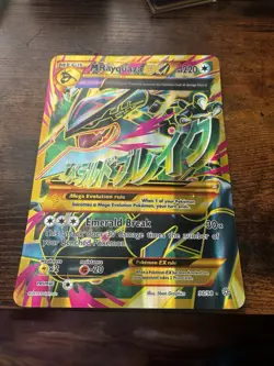 Pokemon JUMBO/Oversized Card Mega M Rayquaza EX Full Art XY 98/98 - Image 1