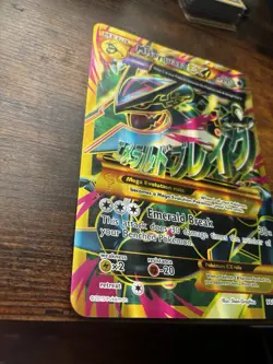 Pokemon JUMBO/Oversized Card Mega M Rayquaza EX Full Art XY 98/98 - Image 2
