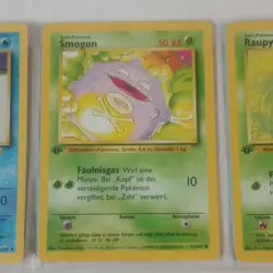 Pokemon Base Set German 1st edition 10 Cards lot - Image 3