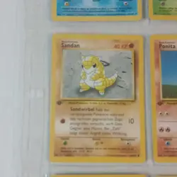 Pokemon Base Set German 1st edition 10 Cards lot - Image 5