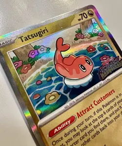 Tatsugiri SVP118 Twilight Masquerade Prerelease Promo Holo Rare Pokemon Card - Image 5