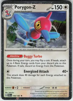 Holo Foil Porygon-Z - (Cosmos Holo) 144/182 Rare Miscellaneous Cards & Products - Image 1