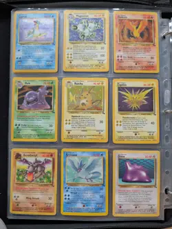 100% Complete Pokemon Card Fossil Set 62/62 Old Vintage Classics WOTC 1999! - Image 2