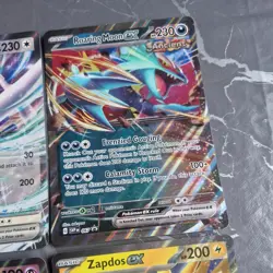 4 x JUMBO Pokemon EX Promo Holo TCG Cards Large Jumbo Lugia Zapdos Mimikyu B11 - Image 3