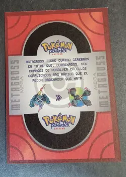 MEGA METAGROSS - POKEMON TCG POKEDEX EDITION FOIL CARD - Image 2